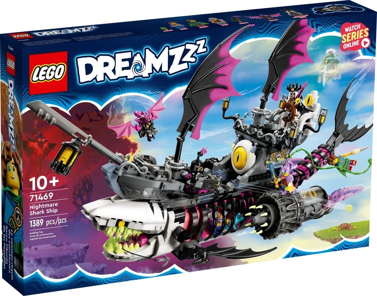 

Конструктор LEGO DREAMZzz 71469 Корабль кошмарной акулы