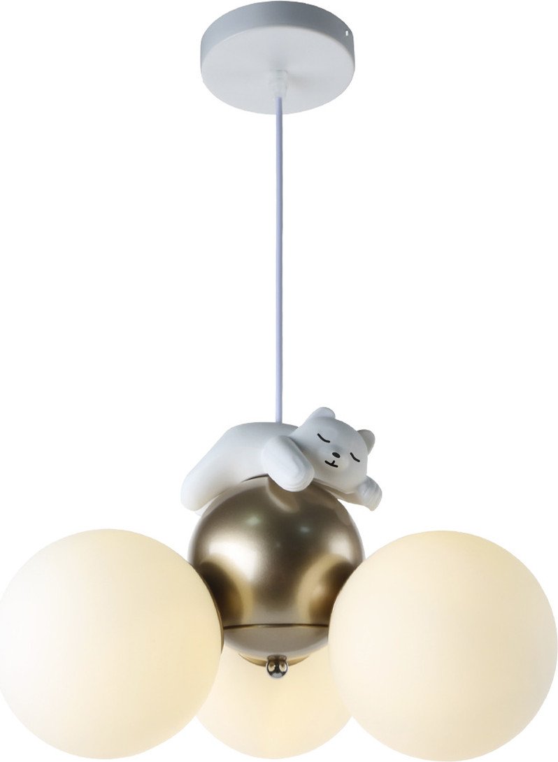 

Подвесная люстра Escada 1102/3S (белый/золото)