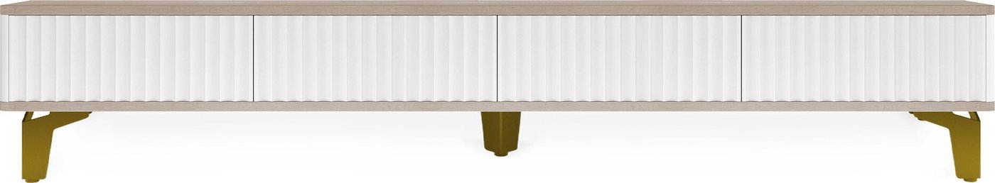 Тумба Shtabe Royal 5027 эко (макиато-золото)