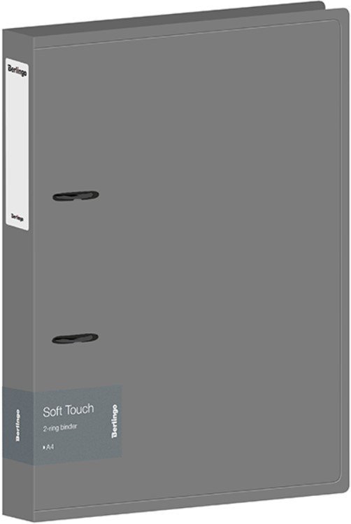 

Папка-регистратор Berlingo Soft Touch RB4_24985 (серый)