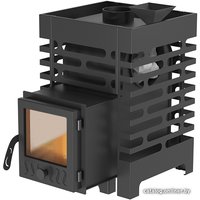 Банная печь Везувий Aston 12 со стеклянной дверцей