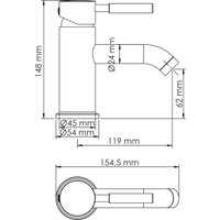 Смеситель Wasserkraft Wern 4205