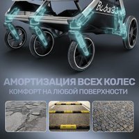 Коляска прогулочная «книга» Bubago Duo X BG 194-2 (темно-серый)