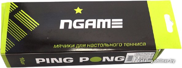 Мяч для настольного тенниса Ingame IG020 (1 звезда, 10 шт., оранжевый)