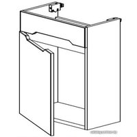  СанитаМебель Тумба под умывальник Сизаль 84.450 (левый)