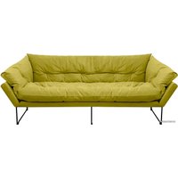 Диван Brioli Анико трехместный (велюр, luna 28)