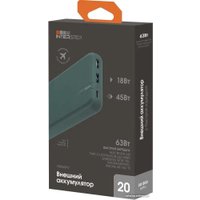 Внешний аккумулятор InterStep PB2060PD (зеленый) в Лиде
