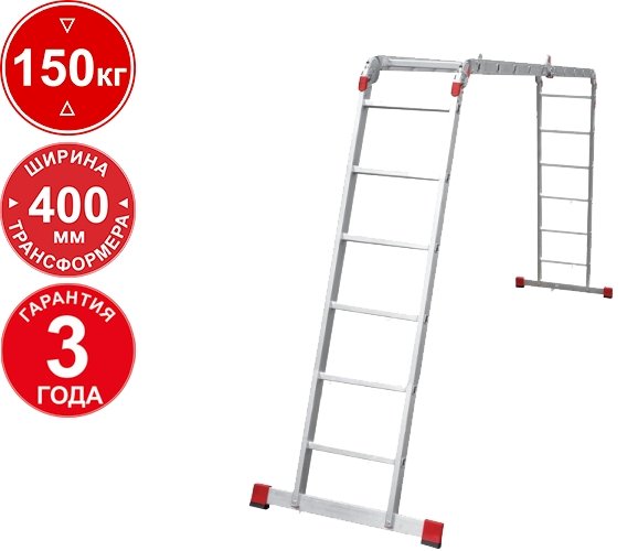 

Лестница-трансформер Новая высота NV 3320 (4х6 ступеней) 3320406