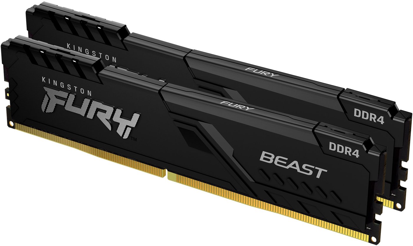 

Оперативная память Kingston FURY Beast 2x32GB DDR4 PC4-28800 KF436C18BBK2/64