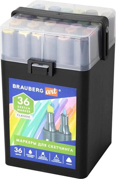 

Набор маркеров BRAUBERG Art Classic 152145 (36шт)