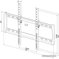 Кронштейн для телевизора Trone Техно-600 (черный)
