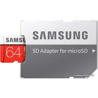 Карта памяти Samsung EVO Plus microSDXC 64GB + адаптер