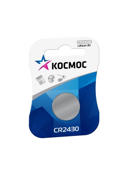 

Батарейка КОСМОС CR2430