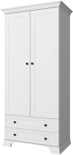 Шкаф распашной Anrex Tiffany 2DG2S (белый)
