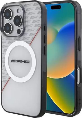 Чехол для телефона CG Mobile AMG PC/TPU Double layer Rhombs (MagSafe) для iPhone 16 Pro AMHMP16L24HRDWR