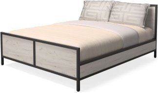 

Кровать Millwood Neo Loft КМ-2.6 Л (дуб белый Craft/металл черный)