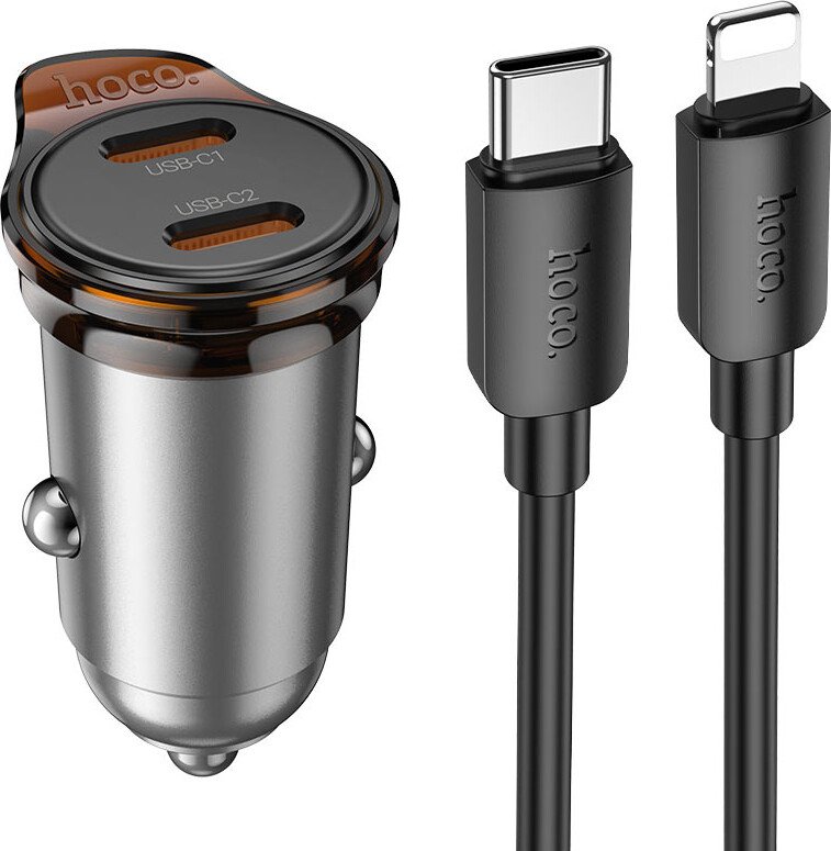 

Автомобильное зарядное Hoco NZ16B Lightning