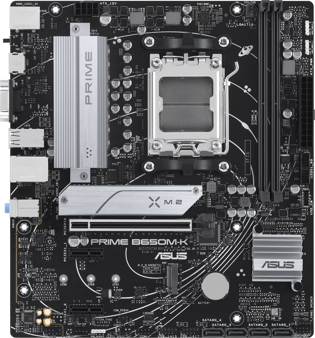 

Материнская плата ASUS Prime B650M-K