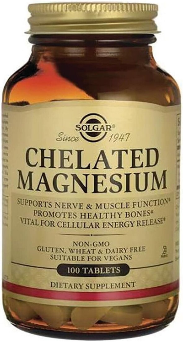БАД Solgar Magnesium Chelated (100 таблеток)