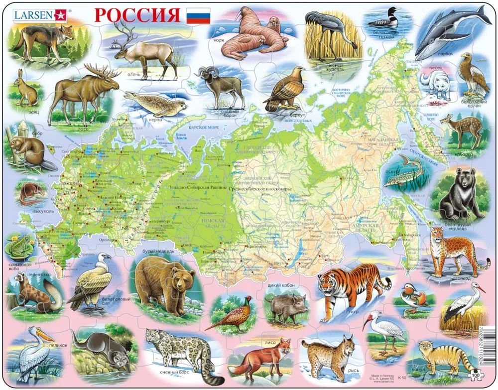 

Пазл Larsen Россия K50-RU