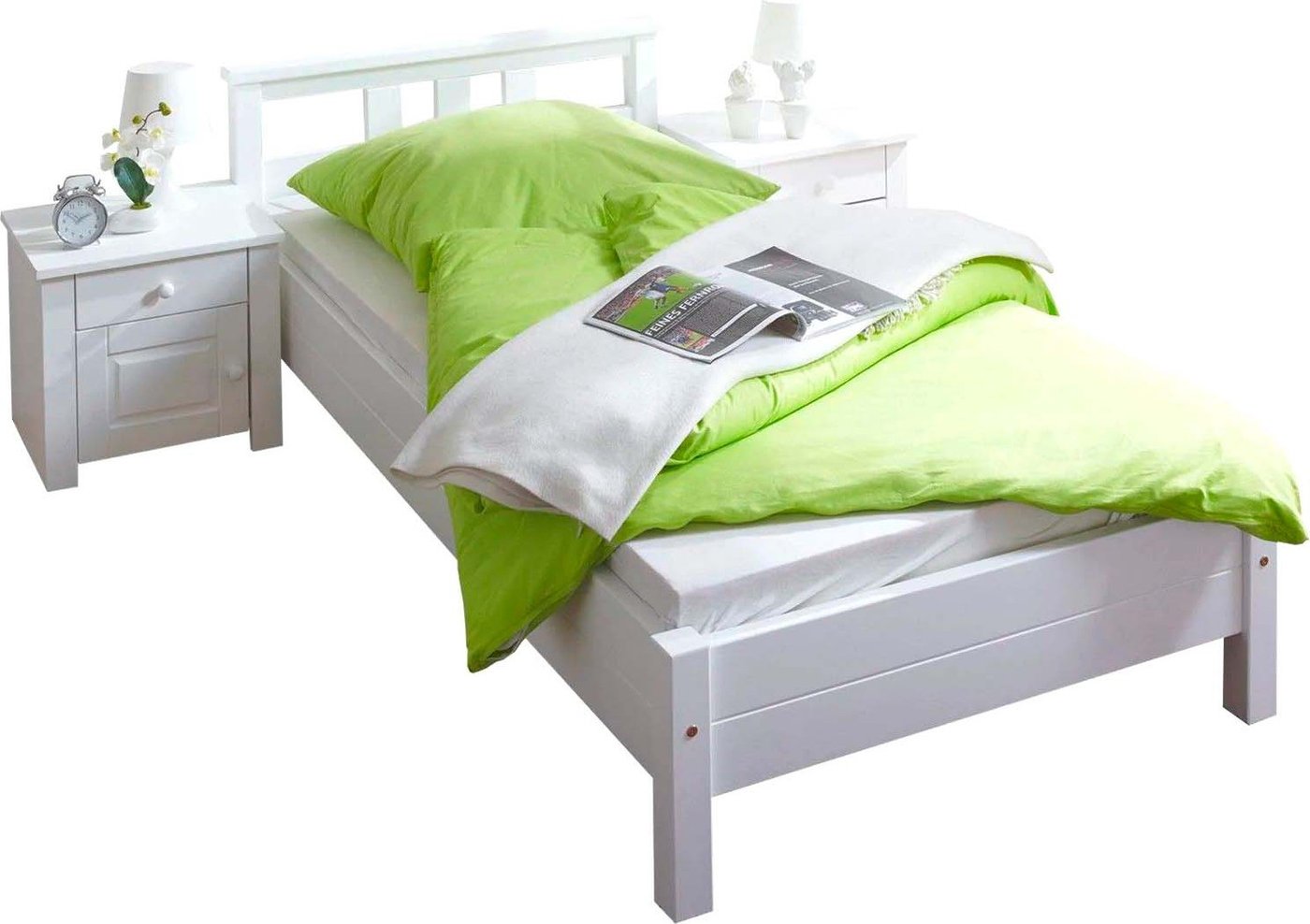 Кровать Диприз Merci 90x200 Д.80023.1 (белый воск)