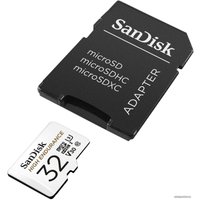 Карта памяти SanDisk High Endurance microSDHC SDSQQNR-032G-GN6IA 32GB (с адаптером)