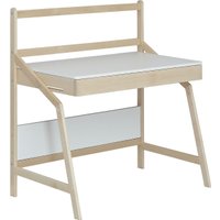 Детский стол Элегия растущий Скандик с экраном (белый жемчуг)