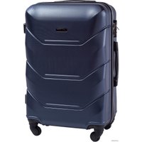 Чемодан-спиннер Wings Peacock 147 75 см (темно-синий)