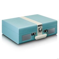 Виниловый проигрыватель Lenco TT-110 (голубой/белый)