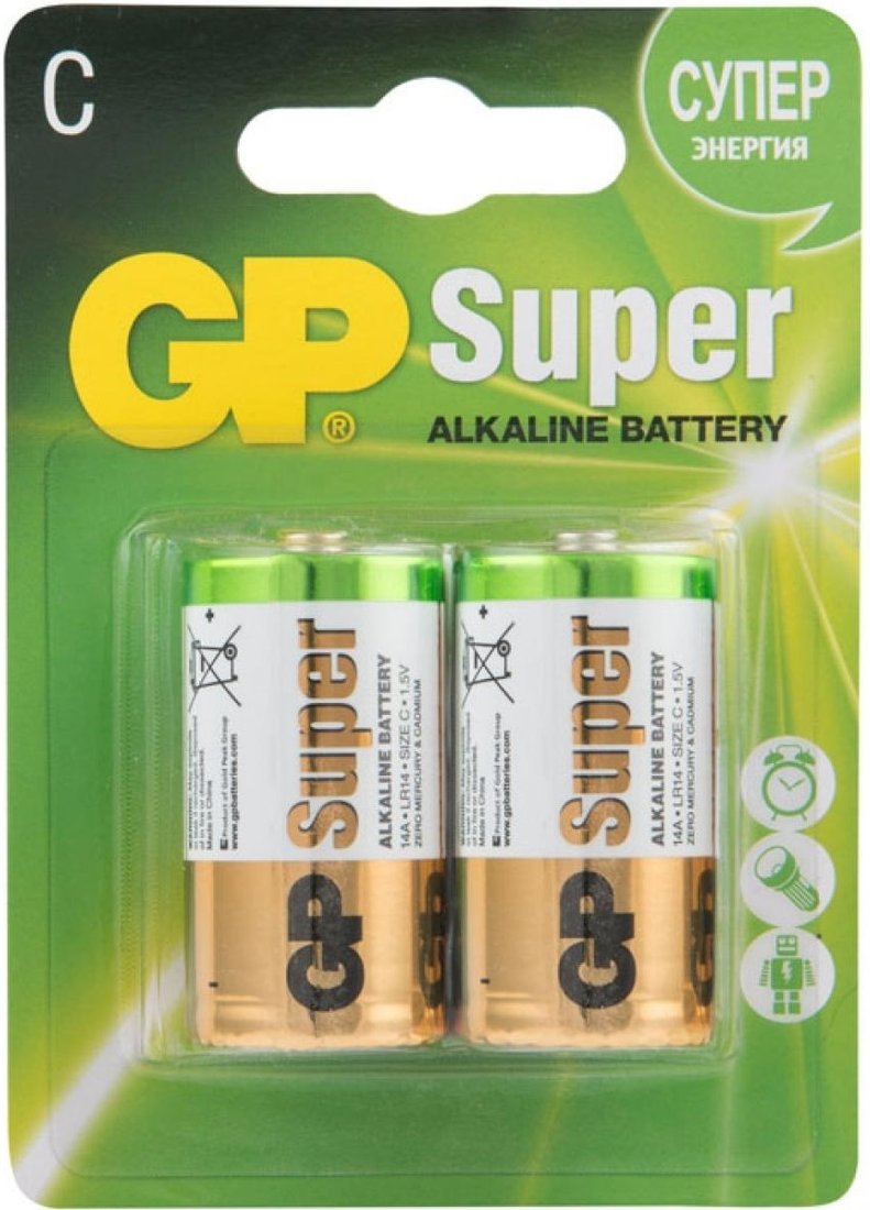 

Батарейка GP Super Alkaline C