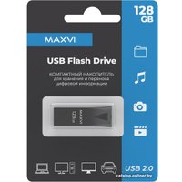 USB Flash Maxvi MK2 128GB (темно-серый)