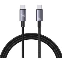 Кабель Usams US-SJ664 USB Type-C - USB Type-C (2 м, черный)