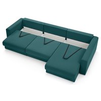 Угловой диван Mio Tesoro Модена 331.05 (бирюзовый 1480)