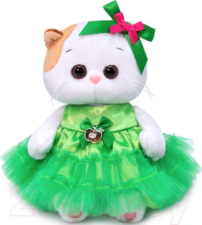 

Классическая игрушка BUDI BASA Кошечка Ли-Ли Baby в платье с яблочком LB-056