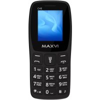 Кнопочный телефон Maxvi C45 (черный)