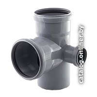 Фитинг РосТурПласт Крестовина двухплоскостная для вн.канал. 110х110х50х87° (правая)