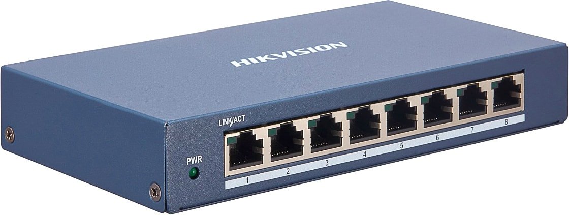 

Настраиваемый коммутатор Hikvision DS-3E1508-EI
