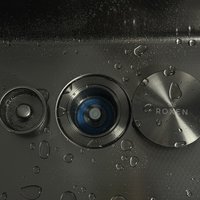 Кухонная мойка Roxen Stage 560250-60-BS оружейная сталь (с держателем для ножей и аксессуарами)