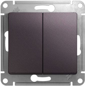 Выключатель проходной Schneider Electric Glossa GSL001465 (сиреневый туман)