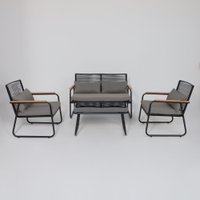 Набор садовой мебели AksHome Gardenia (черный)