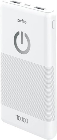 

Внешний аккумулятор Perfeo Splash 10000mAh (белый)