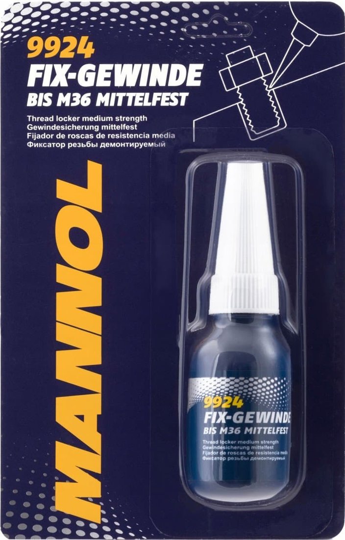 

Mannol Фиксатор резьбы демонтируемый 9924 10мл