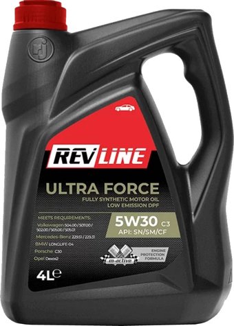 Моторное масло Revline Ultra Force C3 5W-30 4л
