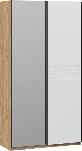 

Шкаф-купе Трия Оскар Скания Т2 1200 268590 (ручка черная/дуб крафт золотой/белый снег/белый матовый)