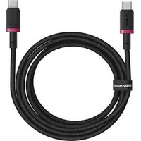 Кабель Baseus Dura Series Fast Charging Cable USB Type-C - USB Type-C 100W (2 м, черный/красный)