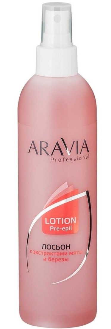 

Aravia Professional перед депиляцией с экстрактами мяты и березы 300 мл