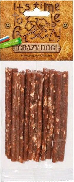 

Лакомство для собак TiTBiT Crazy Dog мясные палочки с уткой 50 г