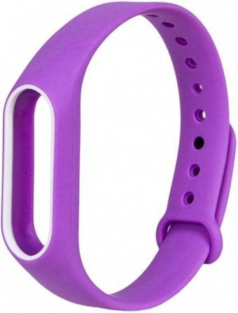 Ремешок Xiaomi для Mi Band 2 (фиолетовый/белый)