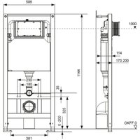 Инсталляция для унитаза Tece Spring S300521