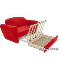 Диван Мебель-АРС Квартет (кордрой красный)